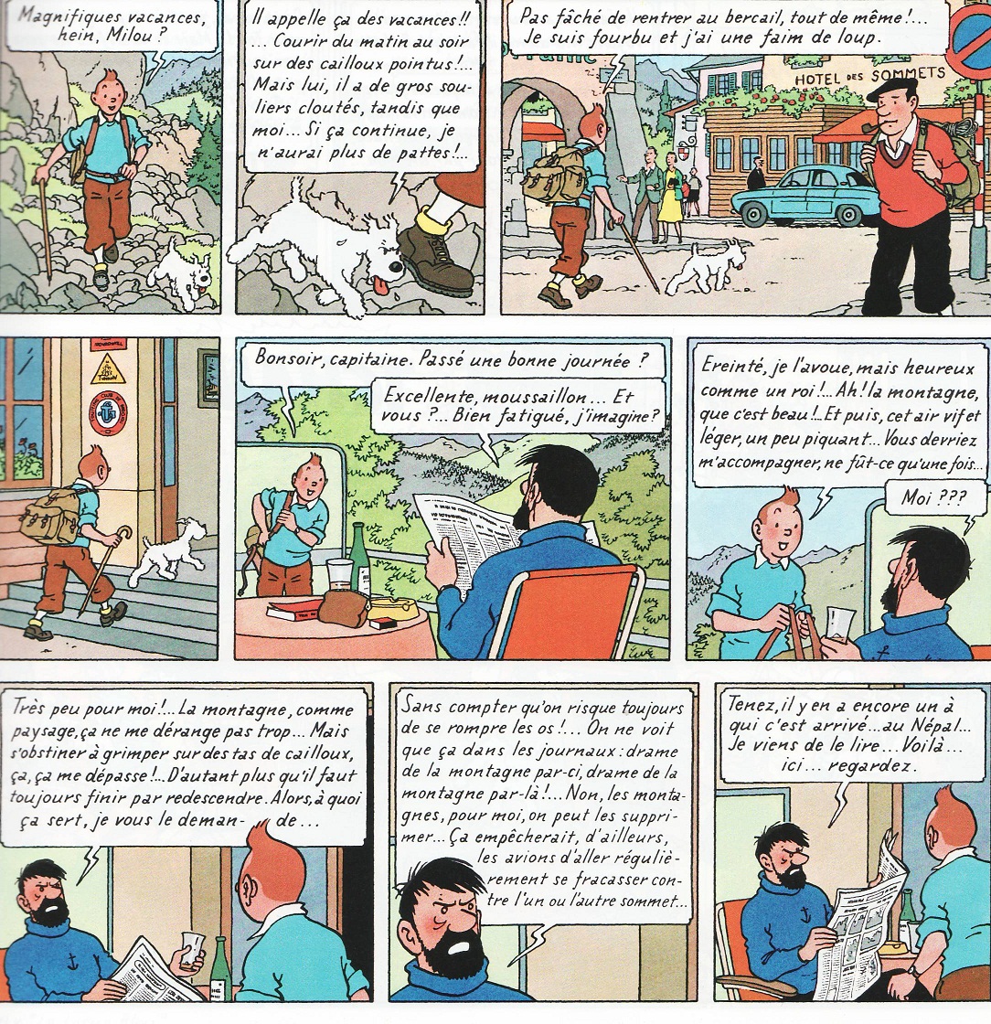タンタンチベットを行く」 Tintin au Tibet: 日々の出来事 (Kayoko's